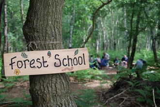 Forest School stock image