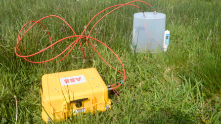 GHG monitoring in a field, Honeygar