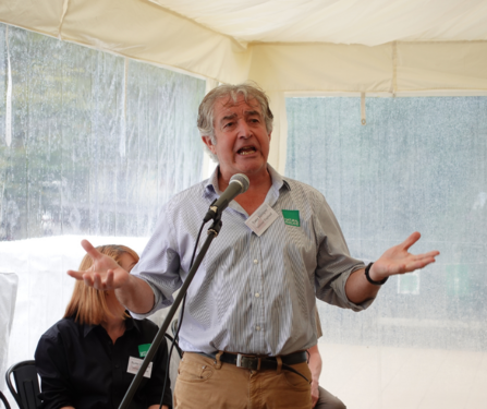 Tony Juniper, Chair of Natural England giving a speech