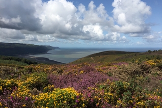 Porlock Bay from Bossington Hill