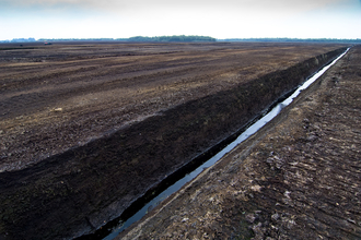 Peat extraction, Lancashire