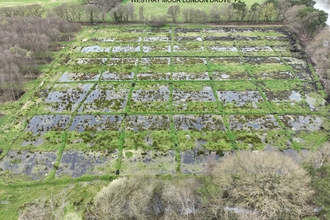 Westhay Moor from the air