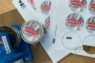 Making badges for Lobby Week