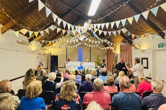 Enmore Village Hall during celebration event