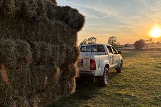 Hay cutting at Chancellor's Farm 2026
