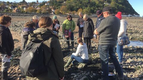 Shoresearch training at Minehead