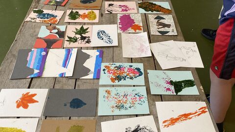 Lino printing