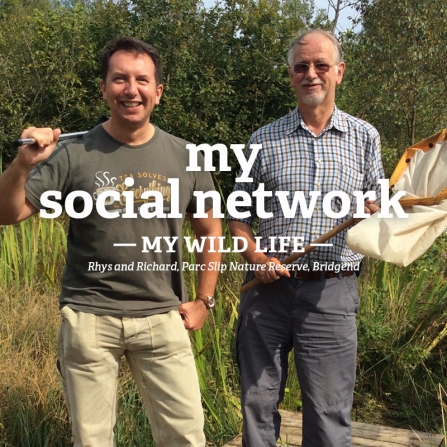 Rhys and Richard with a pond dipping net