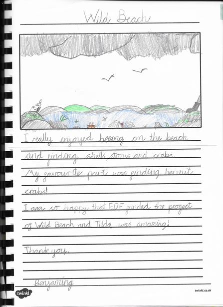 Letter from Ben, Wild Beach