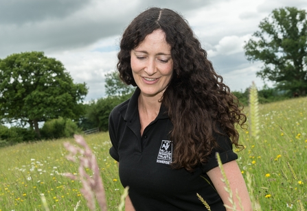 Lila Morris, Mendip Conservation Officer for Somerset Wildlife Trust