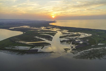 Steart aerial view