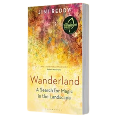 The book jacket for Wanderland by Jini Reddy