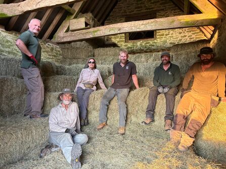 Hay cutting at Chancellor's Farm 2026