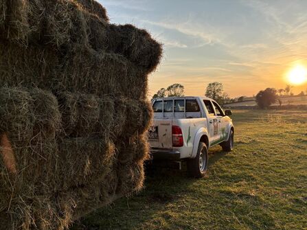 Hay cutting at Chancellor's Farm 2026