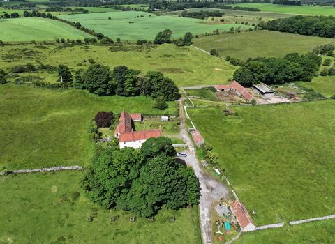 Chancellor's Farm from the air