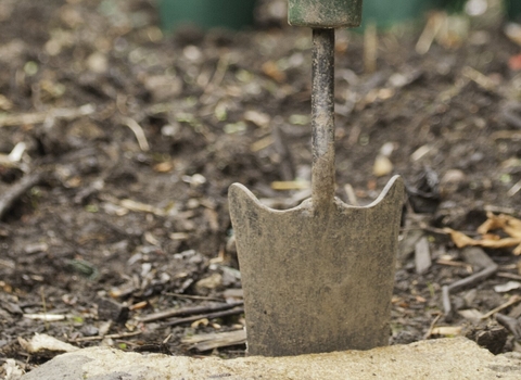 compost and trowl